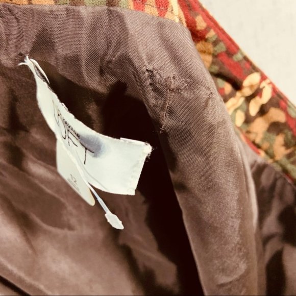 ✨3 for $20 Ann Taylor LOFT Patterned Skirt Size 12 - Picture 6 of 8